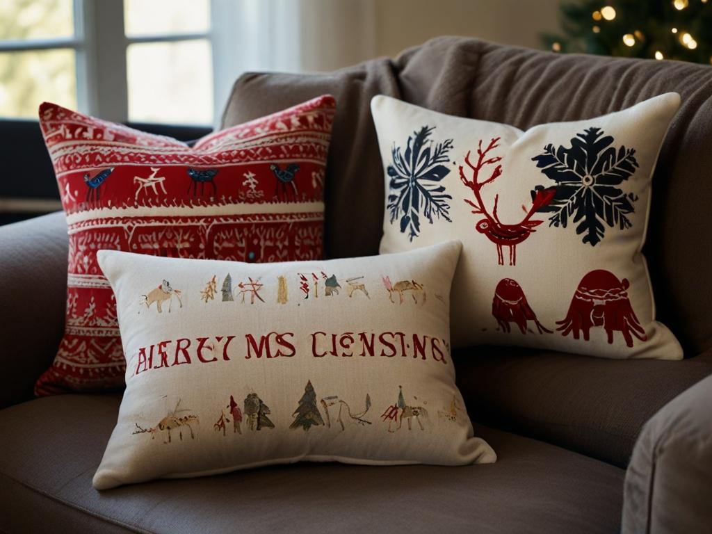 christmas pillows photo